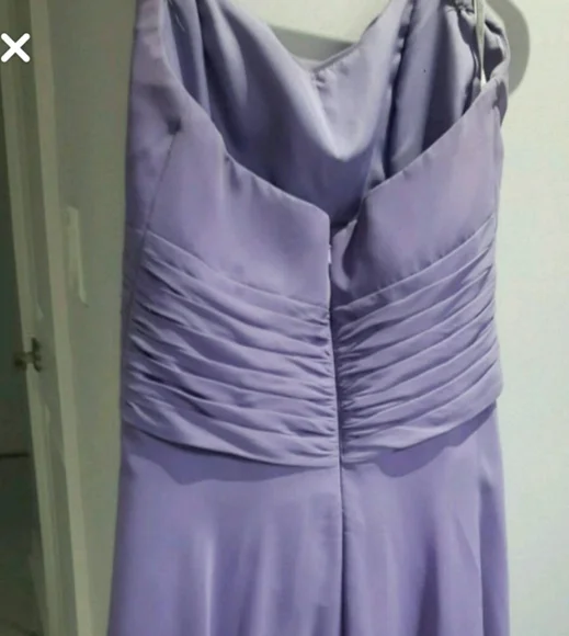 LILAC BRIDESMAID SHIFFON DRESS SIZE 4 (special occasion) - Picture 9 of 16